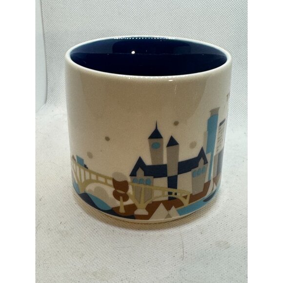 Starbucks Twin Cities Mug 2016 You Are Here Collection 14oz Graphic Design Ceram - Picture 5 of 7